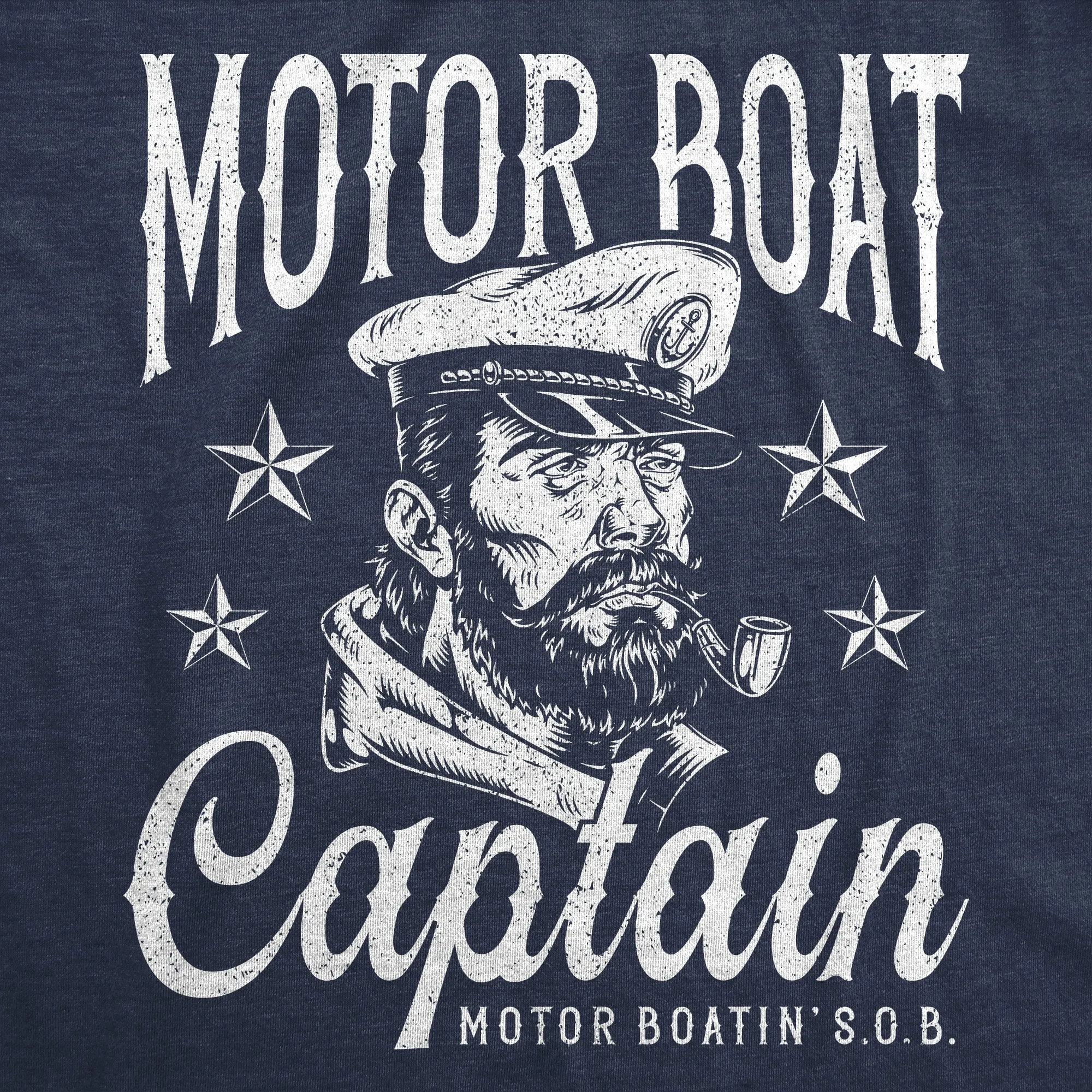 Motor Boat Captain Men's T Shirt sold by Crazy Dog T-Shirts product image thumbnail 2