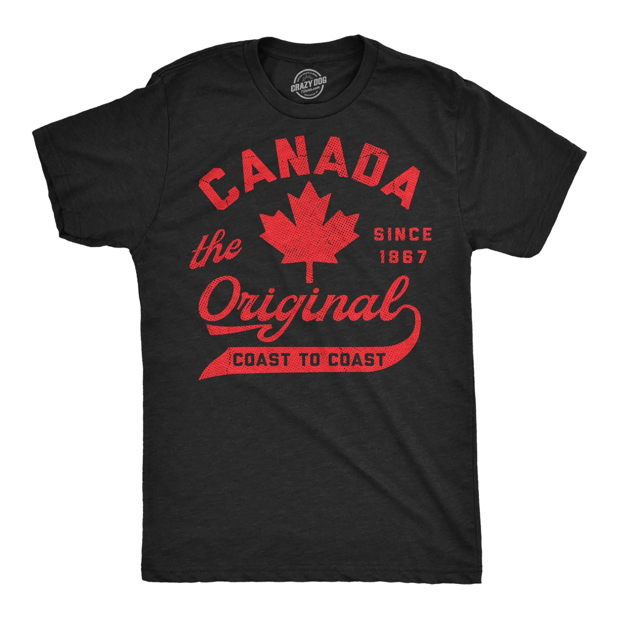 Canada The Original Coast To Coast Men's T Shirt sold by Crazy Dog T-Shirts