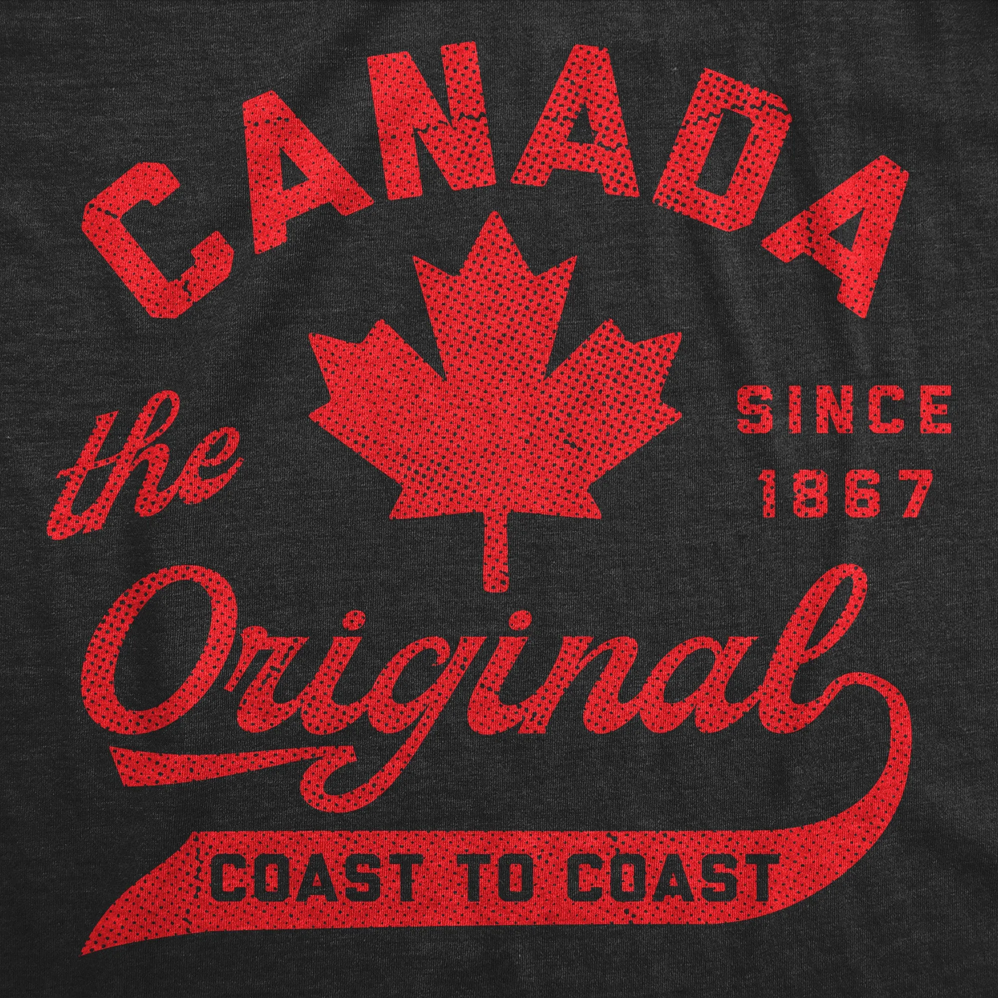 Canada The Original Coast To Coast Men's T Shirt sold by Crazy Dog T-Shirts product image thumbnail 2