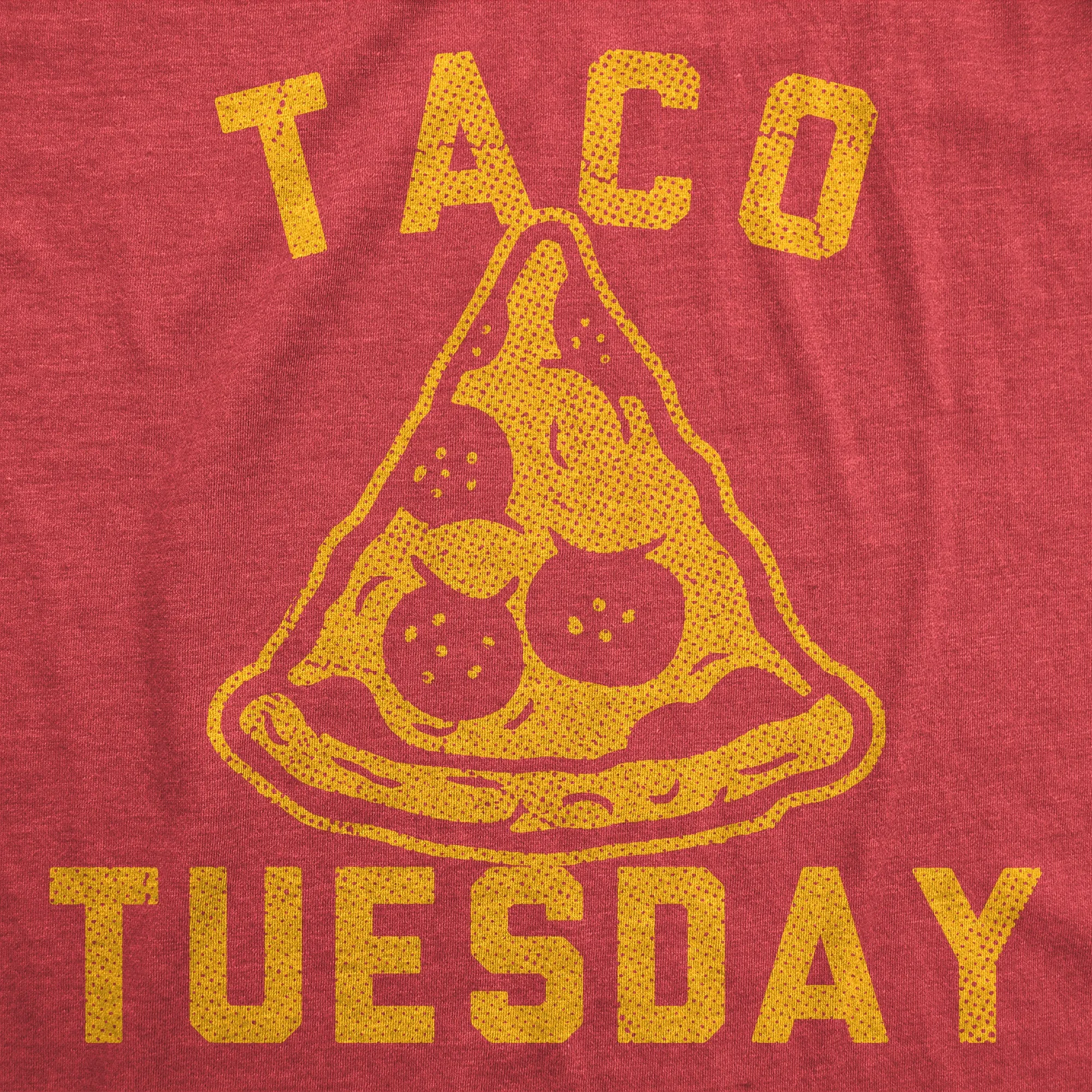 Taco Tuesday Pizza Men's T Shirt sold by Crazy Dog T-Shirts product image thumbnail 2
