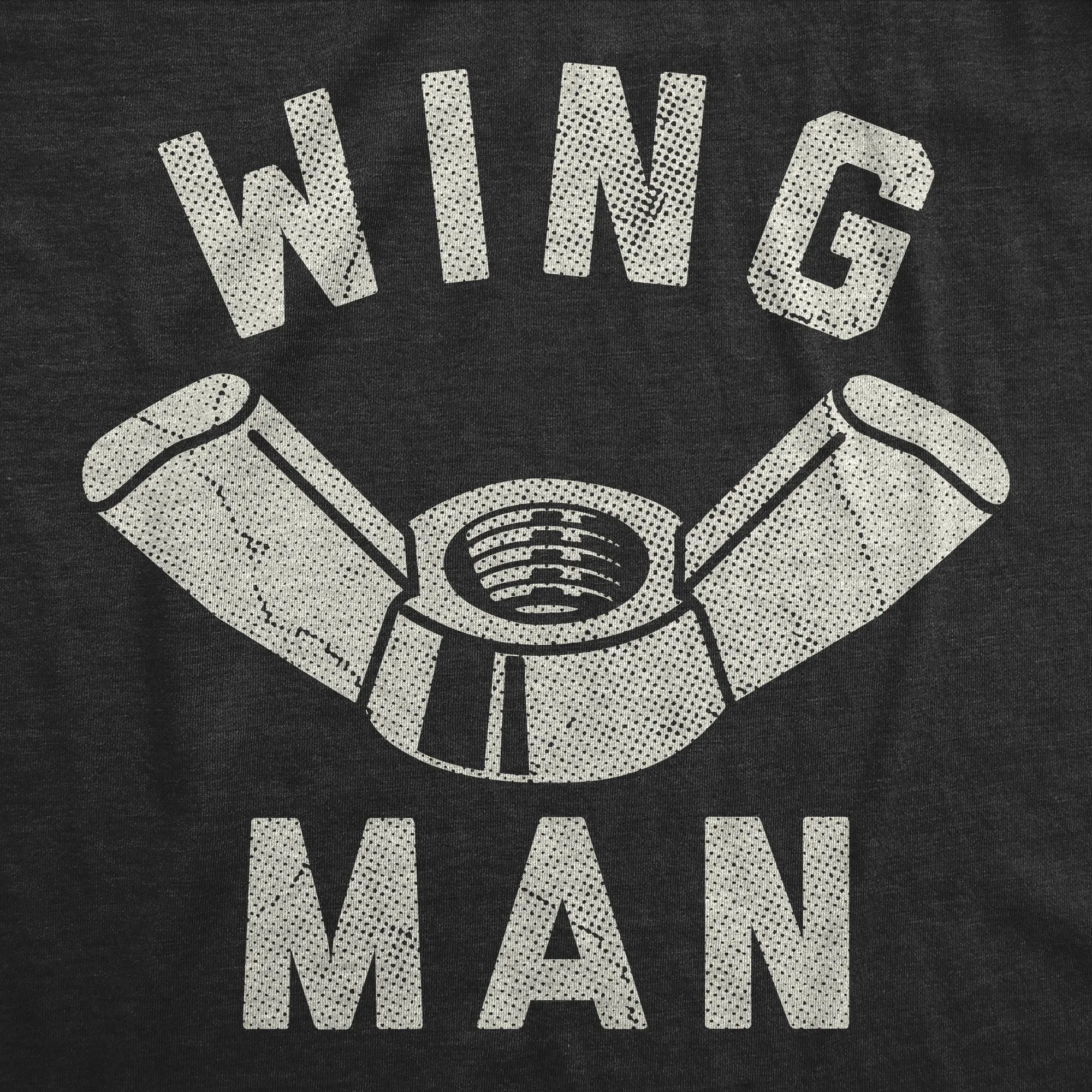 Wing Man Men's T Shirt sold by Crazy Dog T-Shirts product image thumbnail 2