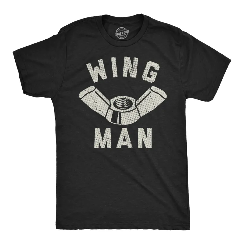 Wing Man Men's T Shirt sold by Crazy Dog T-Shirts