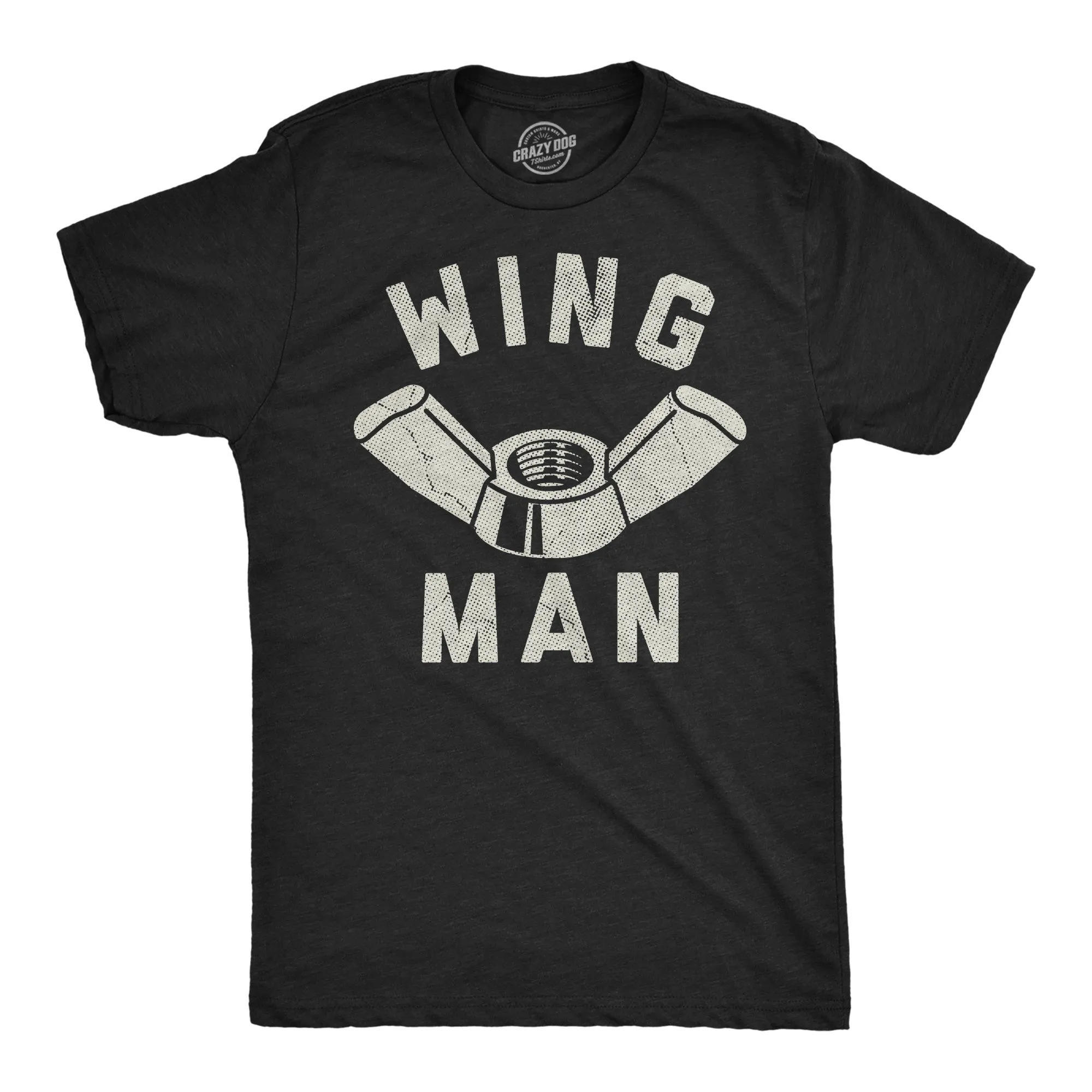Wing Man Men's T Shirt sold by Crazy Dog T-Shirts