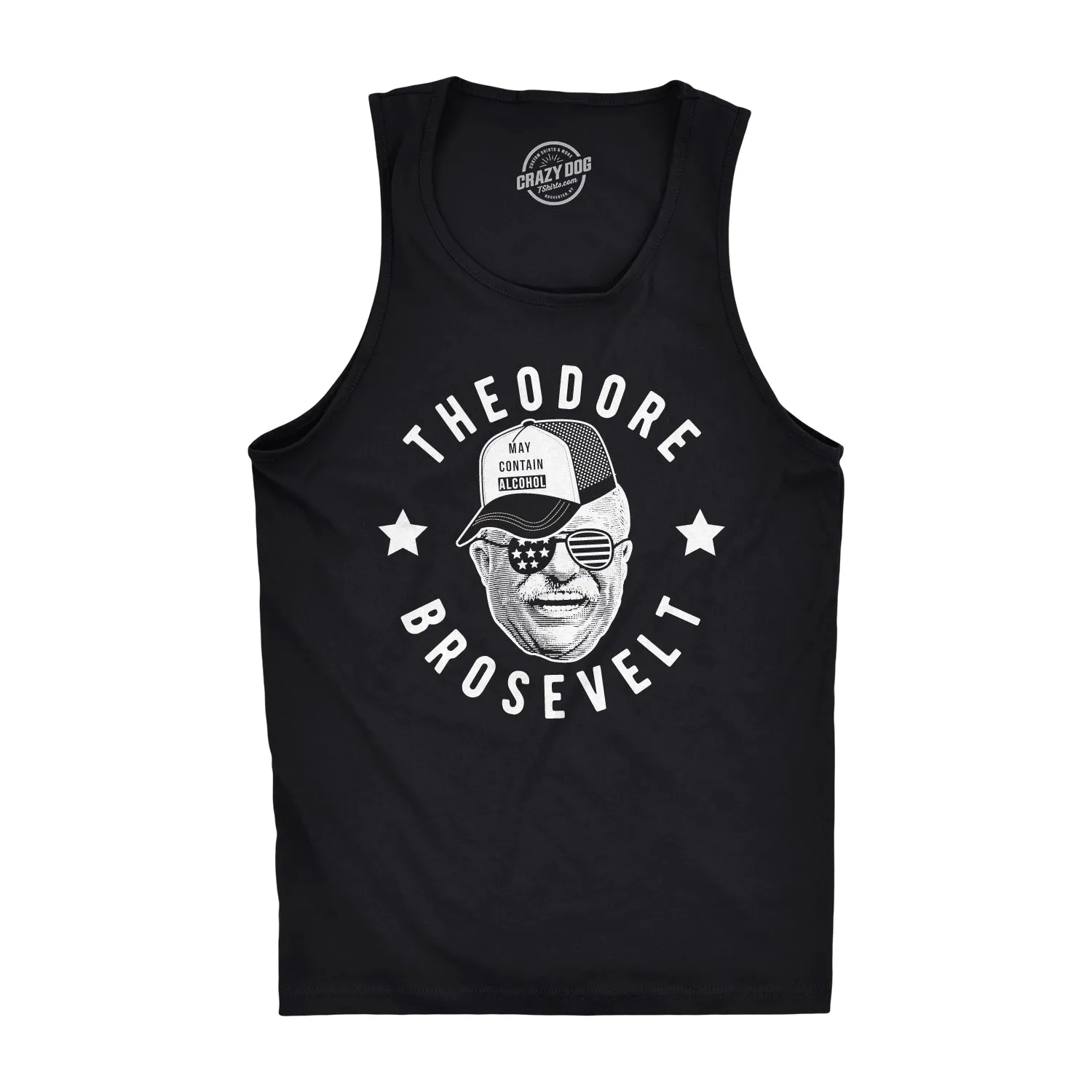 Theodore Brosevelt Men's Tank Top sold by Crazy Dog T-Shirts
