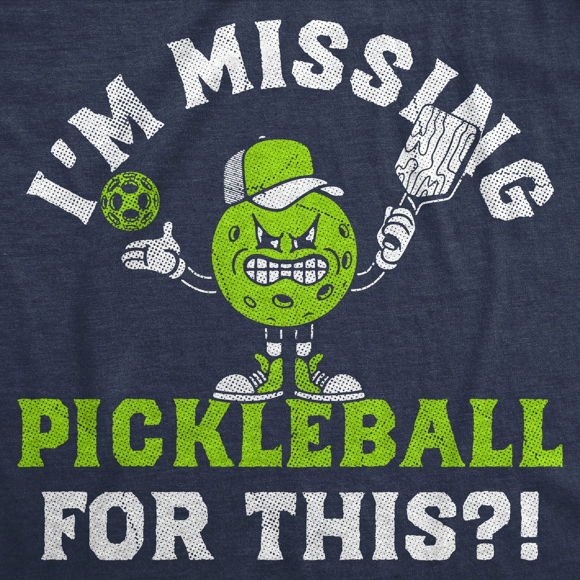 Im Missing Pickleball For This Men's T Shirt sold by Crazy Dog T-Shirts product image thumbnail 2