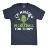Im Missing Pickleball For This Men's T Shirt sold by Crazy Dog T-Shirts