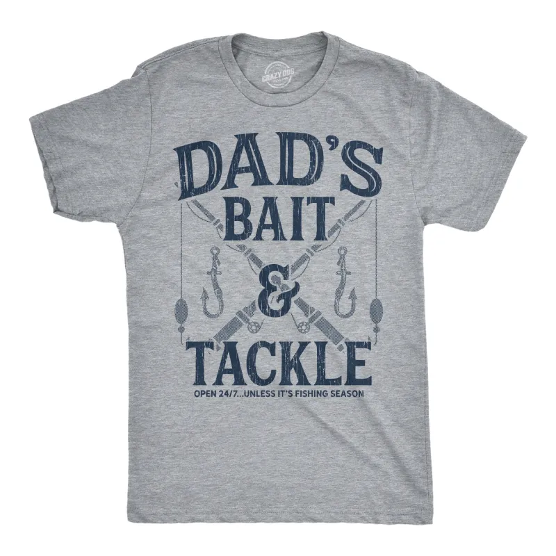 Dads Bait And Tackle Men's T Shirt sold by Crazy Dog T-Shirts