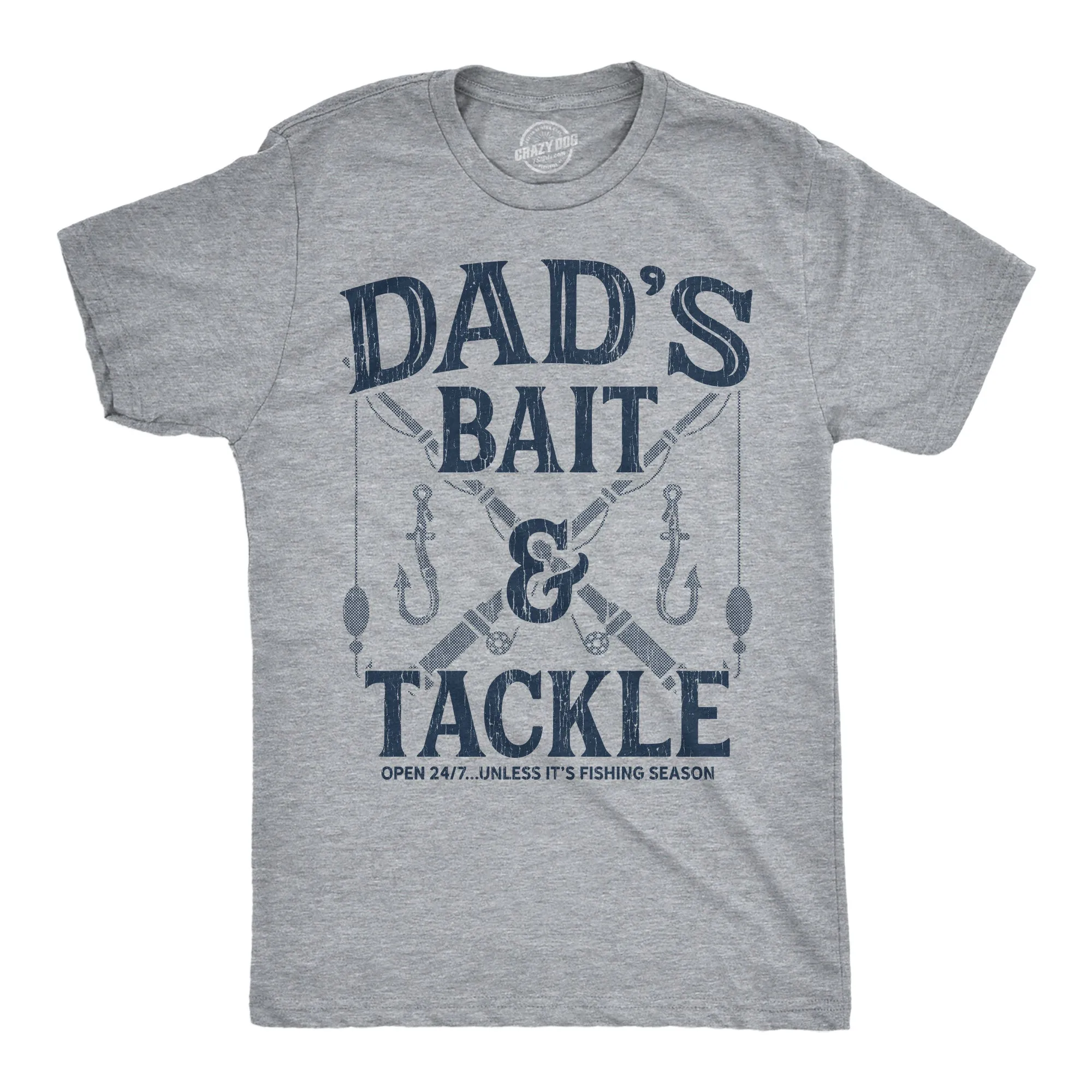 Dads Bait And Tackle Men's T Shirt sold by Crazy Dog T-Shirts
