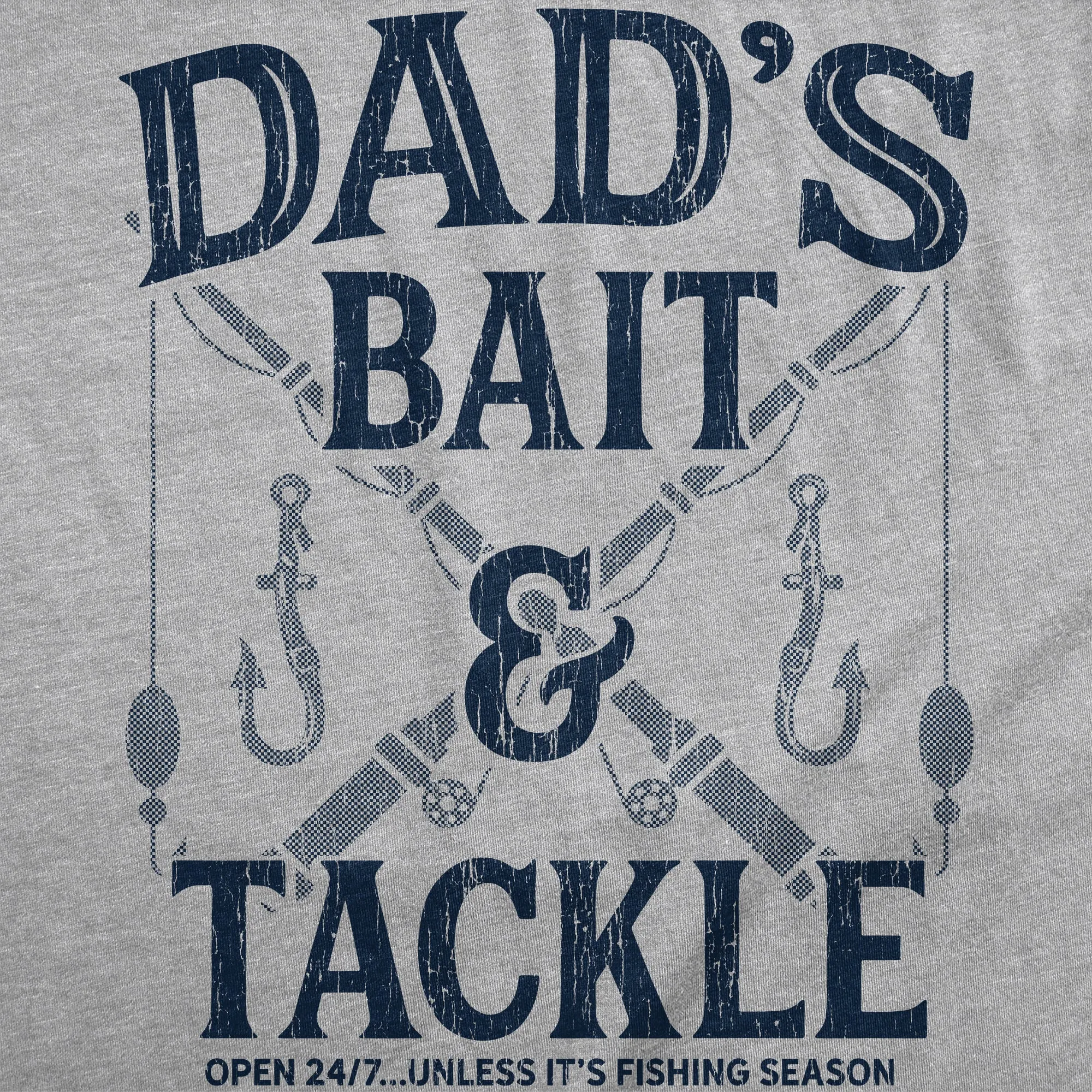 Dads Bait And Tackle Men's T Shirt sold by Crazy Dog T-Shirts product image thumbnail 2