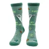 Men's Im Fulfilling My Destiny Weed Socks sold by Crazy Dog T-Shirts