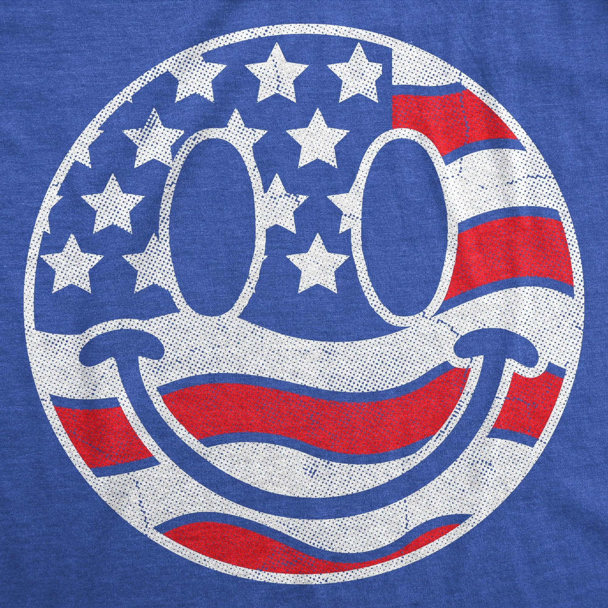 American Flag Smile Men's T Shirt sold by Crazy Dog T-Shirts product image thumbnail 2