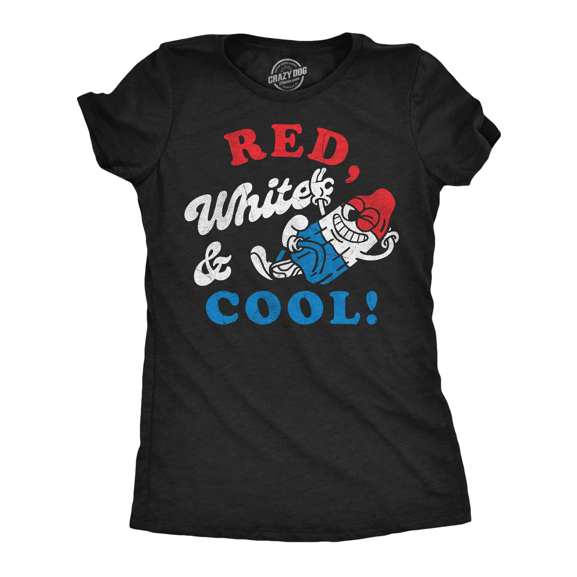 Red White And Cool Women's T Shirt sold by Crazy Dog T-Shirts