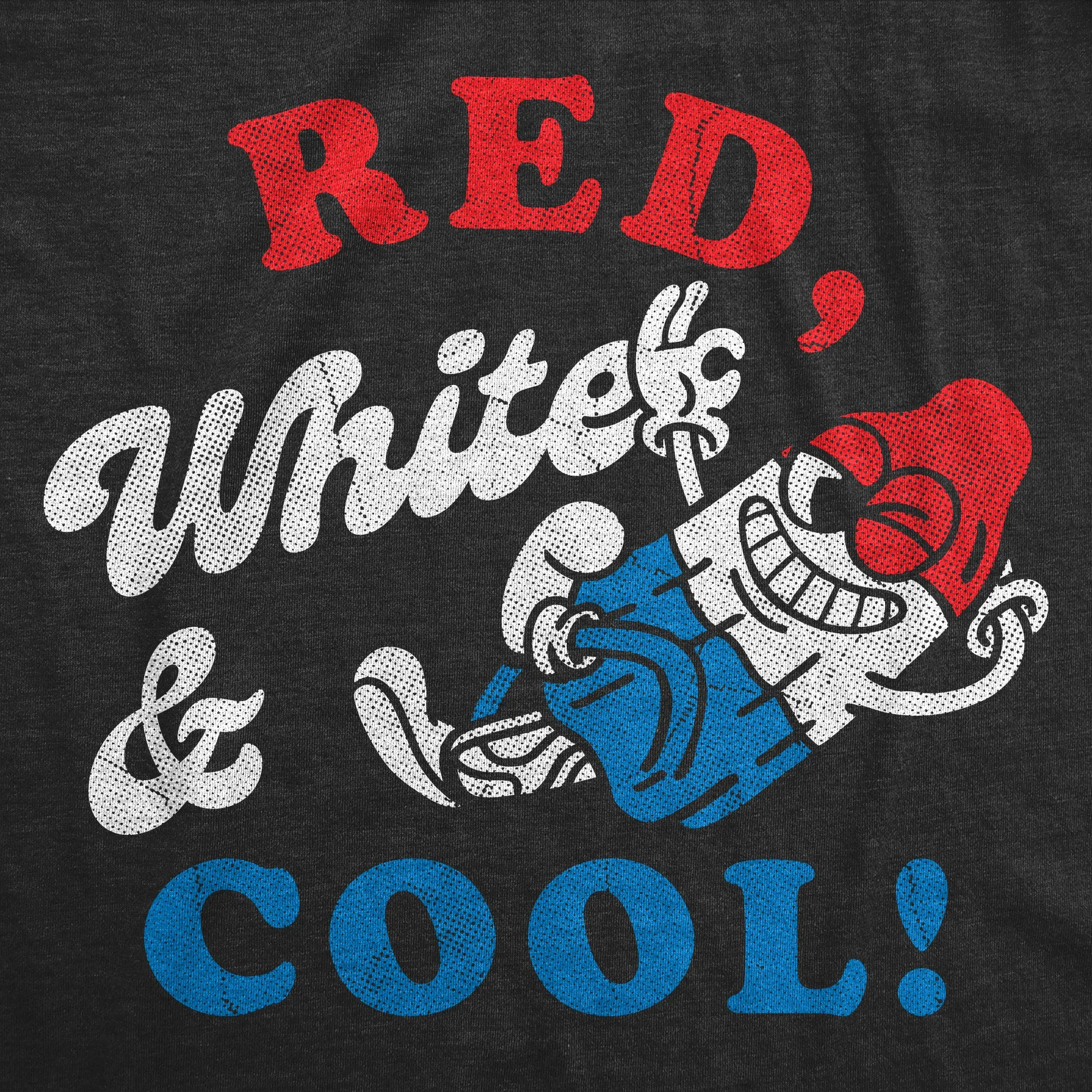 Red White And Cool Women's T Shirt sold by Crazy Dog T-Shirts product image thumbnail 2