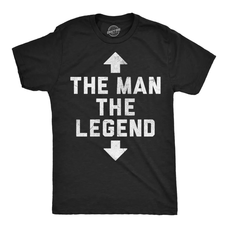 The Man The Legend Men's T Shirt sold by Crazy Dog T-Shirts