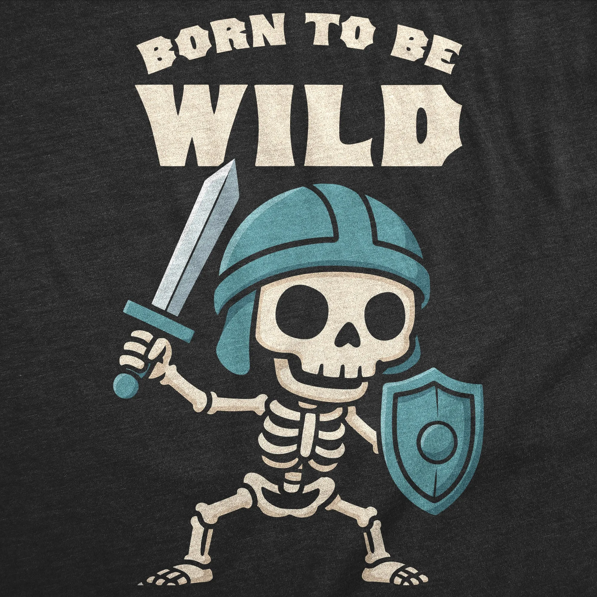 Born To Be Wild Skeleton Men's T Shirt sold by Crazy Dog T-Shirts product image thumbnail 2