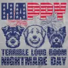 Happy Terrible Loud Boom Nightmare Day Women's T Shirt sold by Crazy Dog T-Shirts