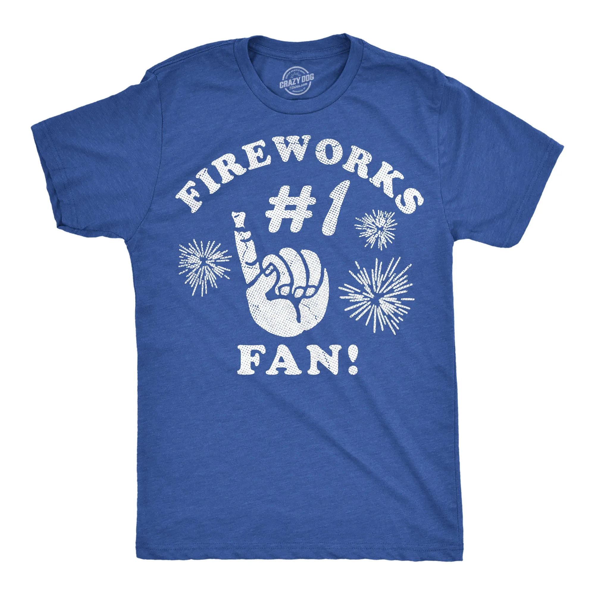 Fireworks Number 1 Fan Men's T Shirt sold by Crazy Dog T-Shirts