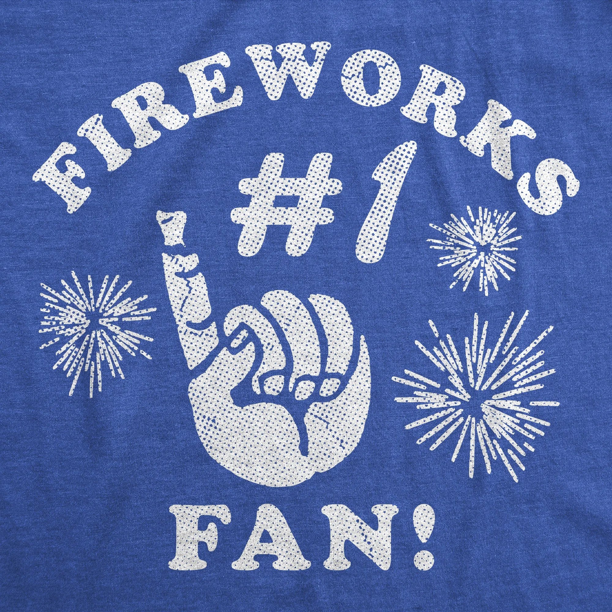 Fireworks Number 1 Fan Men's T Shirt sold by Crazy Dog T-Shirts product image thumbnail 2