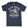 Bad News For Beers I Woke Up Men's T Shirt sold by Crazy Dog T-Shirts