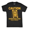 Caution Overstimulated Do Not Approach Men's T Shirt sold by Crazy Dog T-Shirts