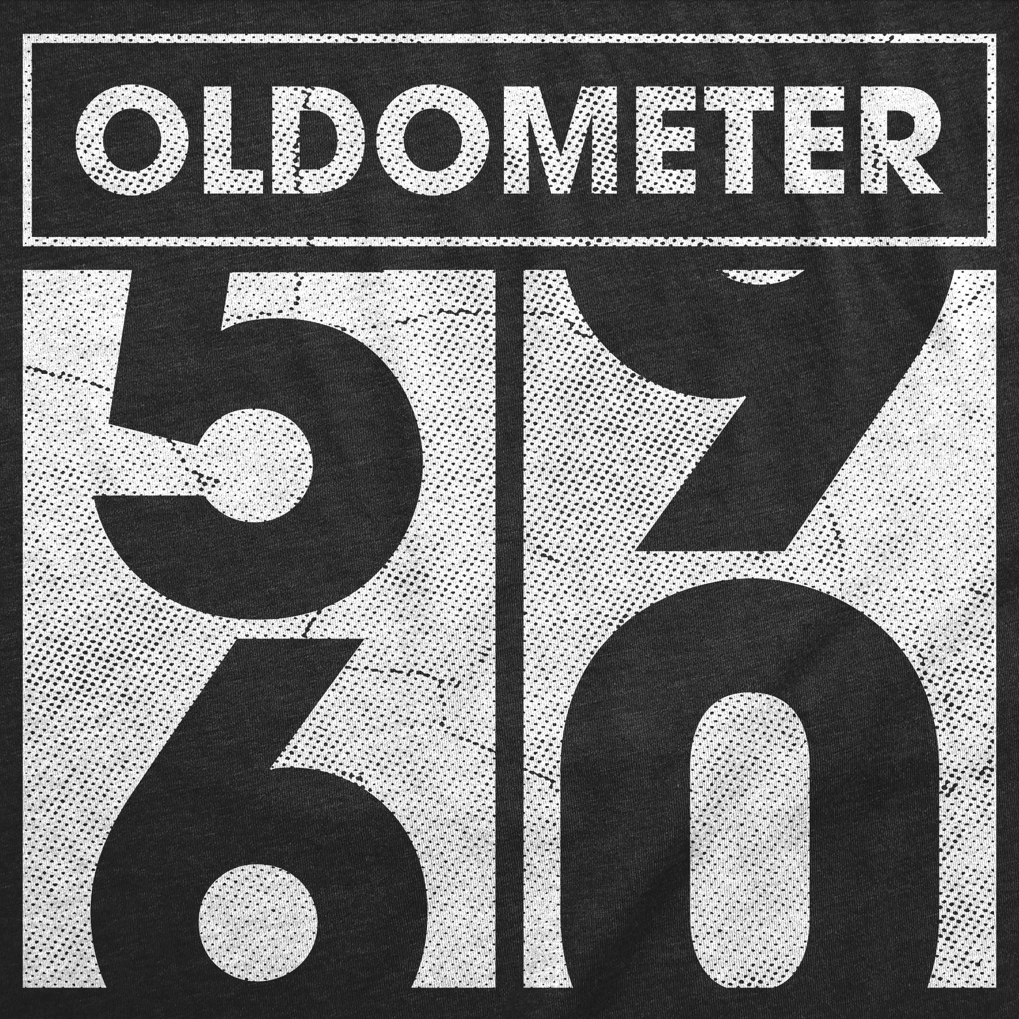 Oldometer 59 to 60 Men's T Shirt sold by Crazy Dog T-Shirts product image thumbnail 2