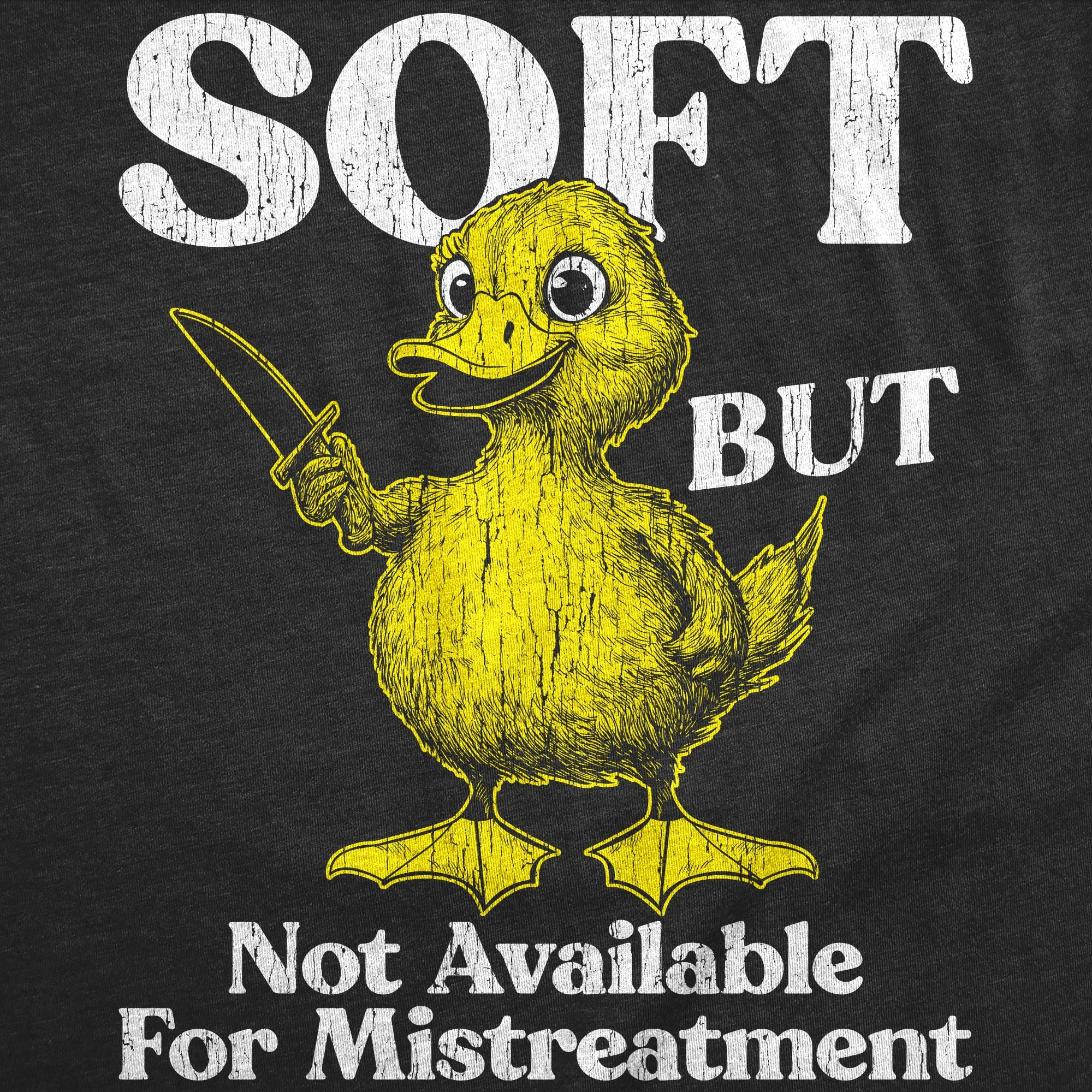 Soft But Not Available For Mistreatment Women's T Shirt sold by Crazy Dog T-Shirts product image thumbnail 2