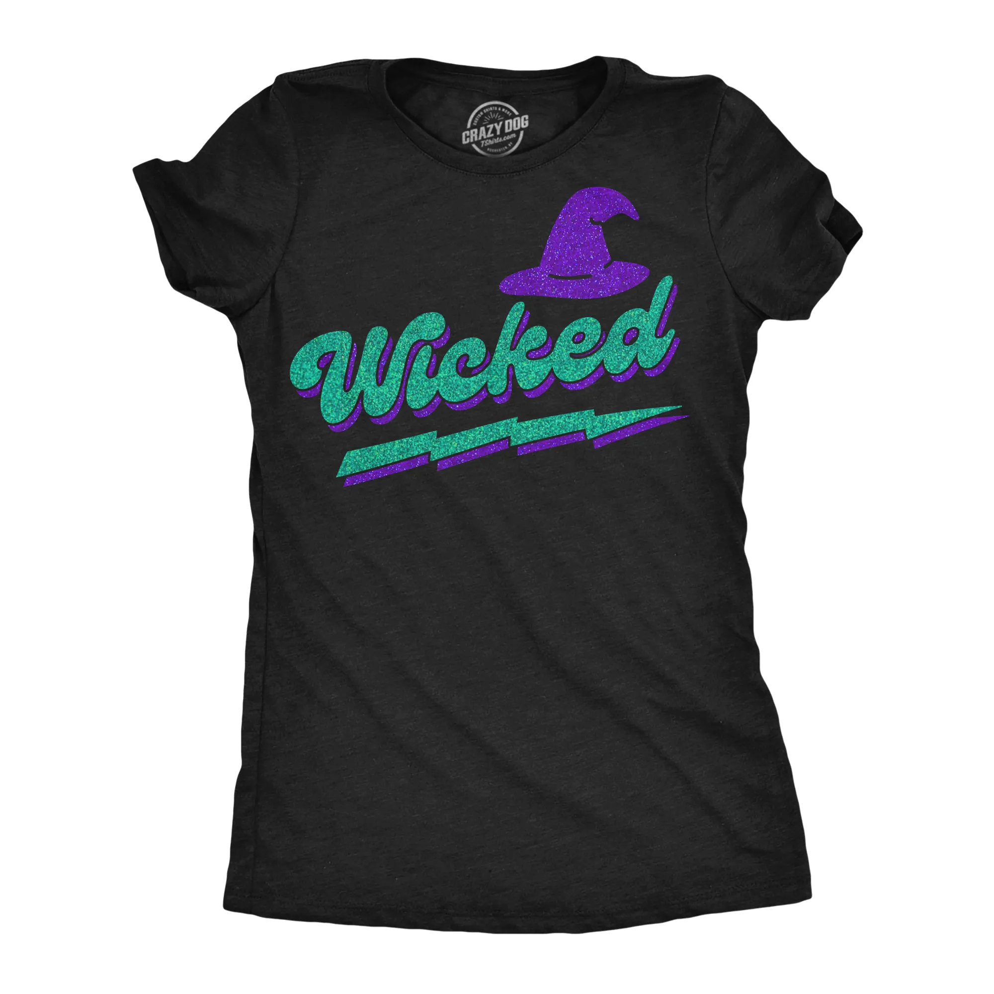 Wicked Retro Glitter Women's T Shirt sold by Crazy Dog T-Shirts