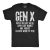 Gen X Raised On Hose Water Lawn Dart Injuries And Parents Clueless Where We Were Men's T Shirt sold by Crazy Dog T-Shirts