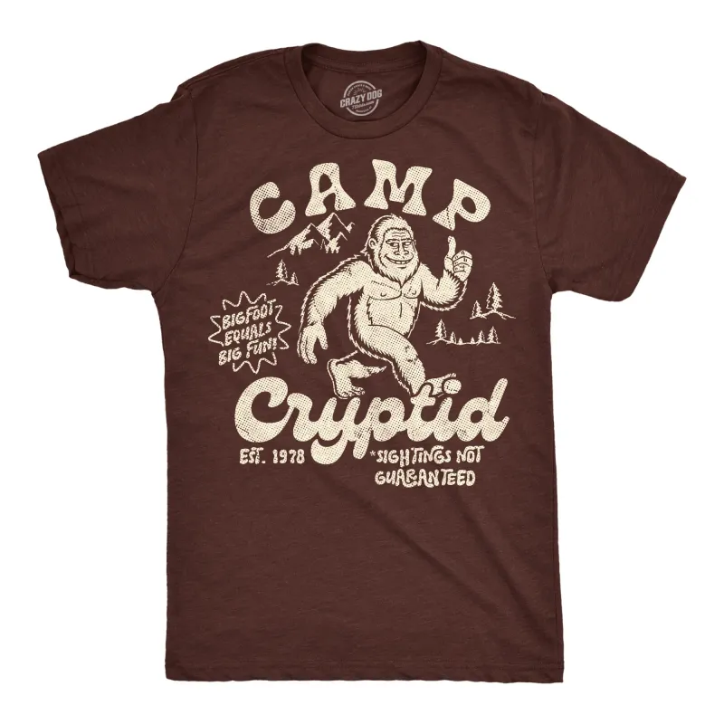 Camp Cryptid Men's T Shirt sold by Crazy Dog T-Shirts