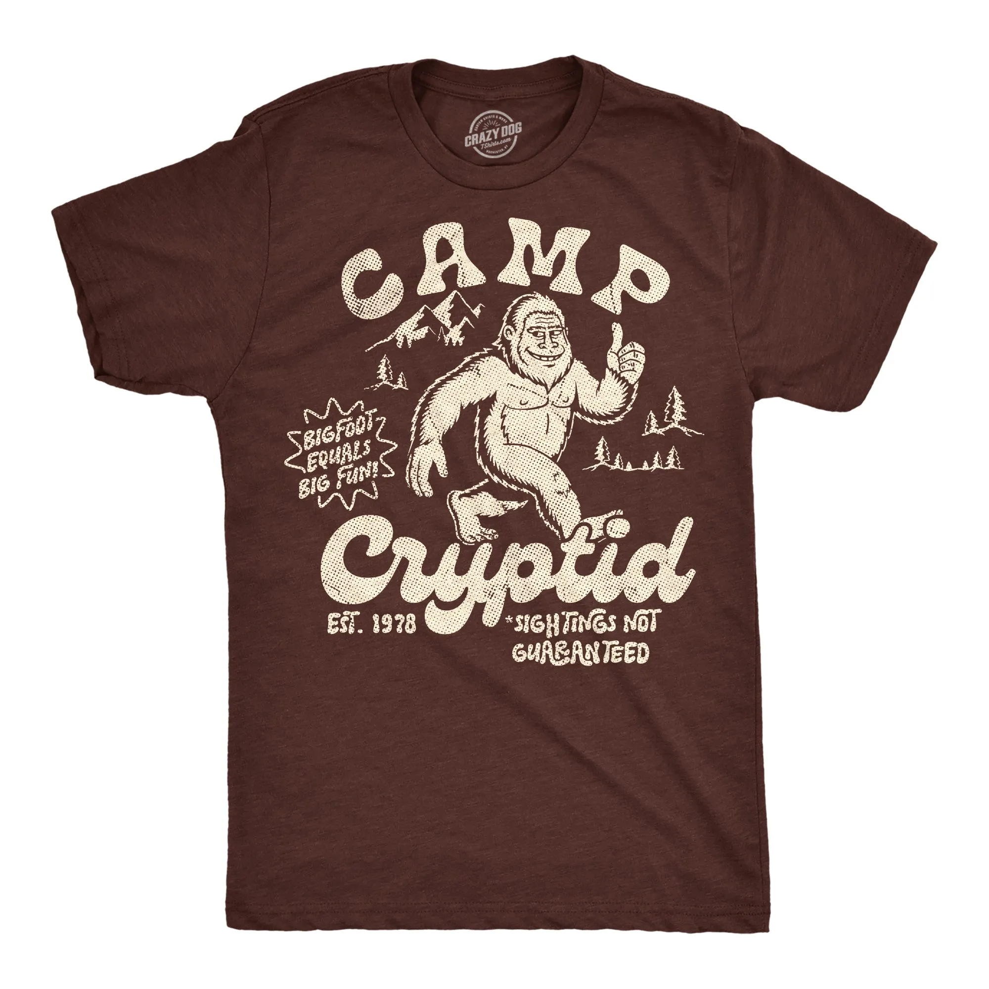 Camp Cryptid Men's T Shirt sold by Crazy Dog T-Shirts