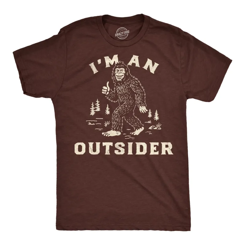 Im An Outsider Men's T Shirt sold by Crazy Dog T-Shirts