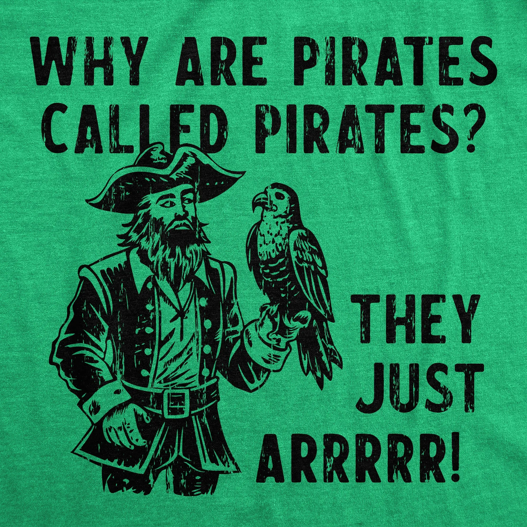 Why Are Pirates Called Pirates They Just ARRRRR Men's T Shirt sold by Crazy Dog T-Shirts product image thumbnail 2