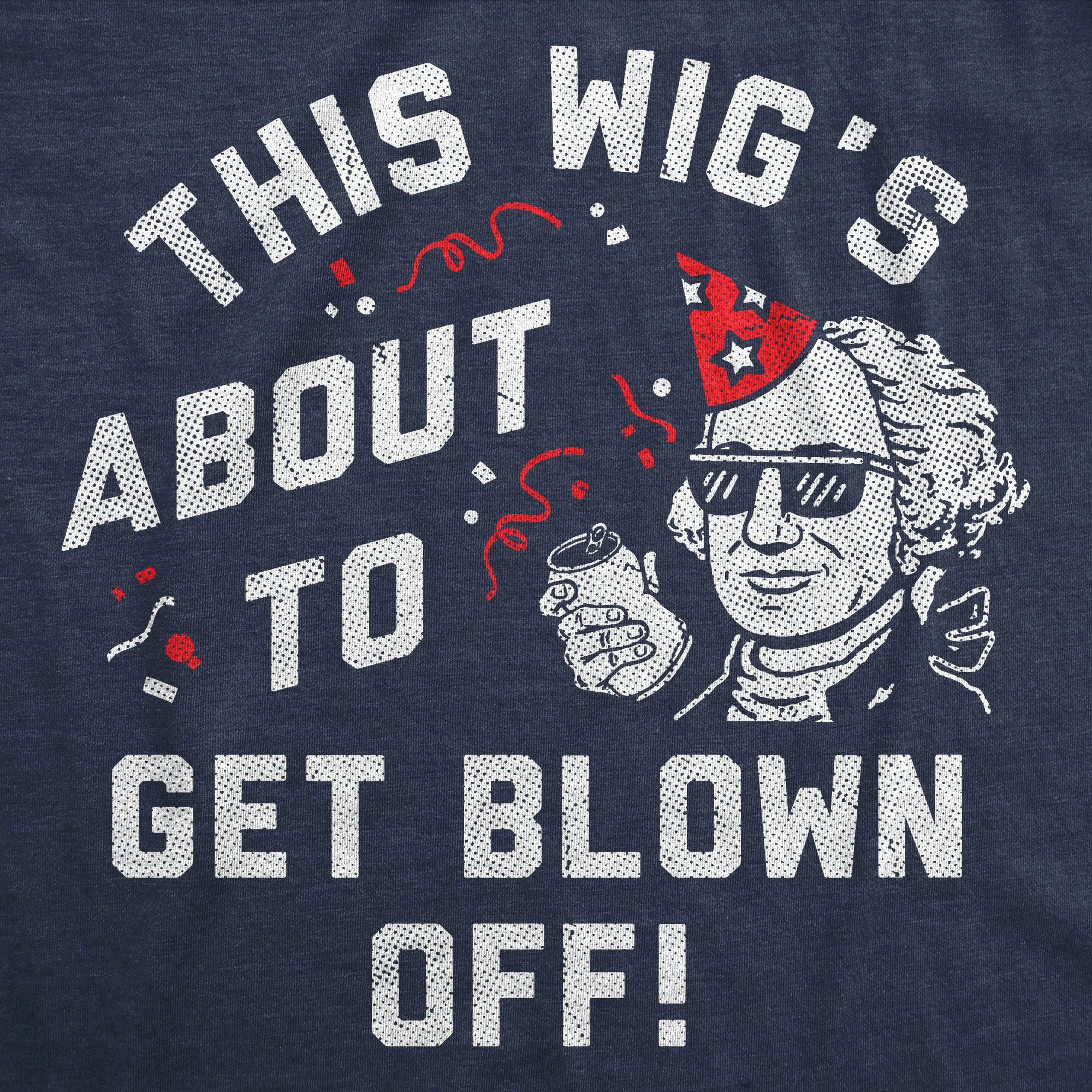 This Wigs About To Get Blown Off Men's T Shirt sold by Crazy Dog T-Shirts product image thumbnail 2