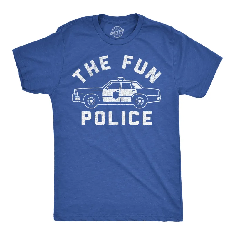 The Fun Police Men's T Shirt sold by Crazy Dog T-Shirts