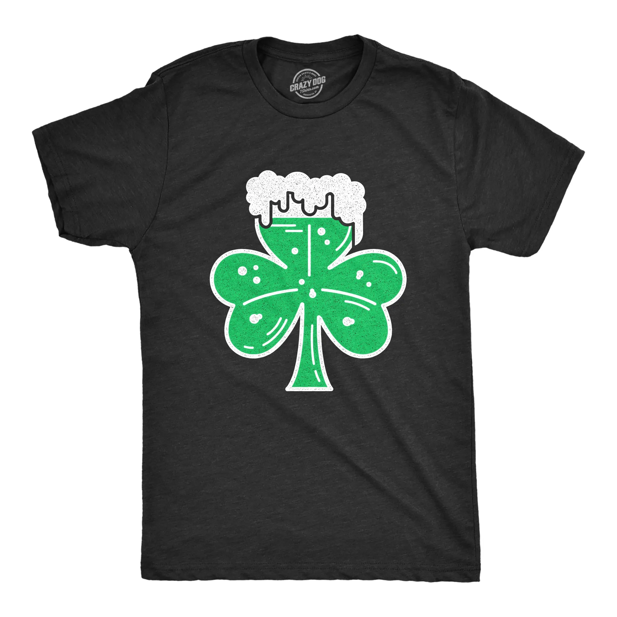 Shamrock Beer Glass Men's T Shirt sold by Crazy Dog T-Shirts