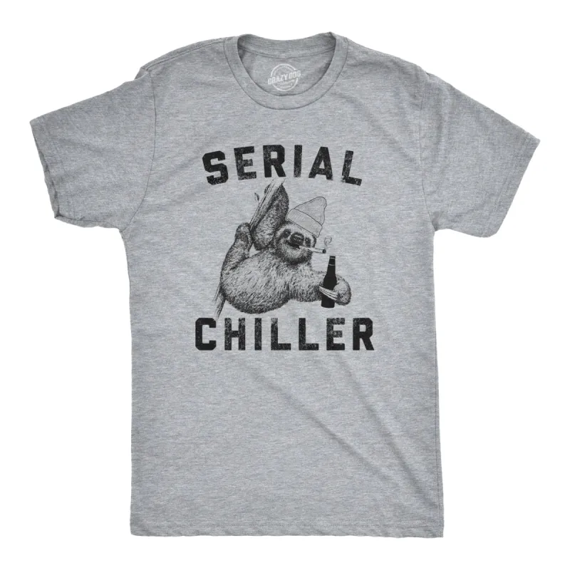 Serial Chiller Men's T Shirt sold by Crazy Dog T-Shirts