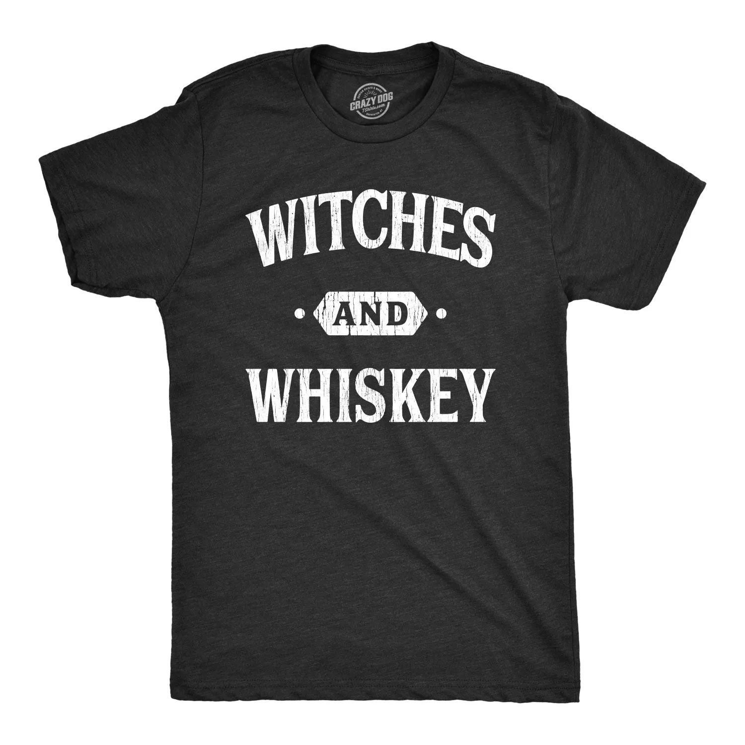 Witches And Whiskey Men's T Shirt sold by Crazy Dog T-Shirts