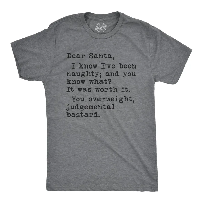 Dea Santa, You Overweight Bastard Men's T Shirt sold by Crazy Dog T-Shirts