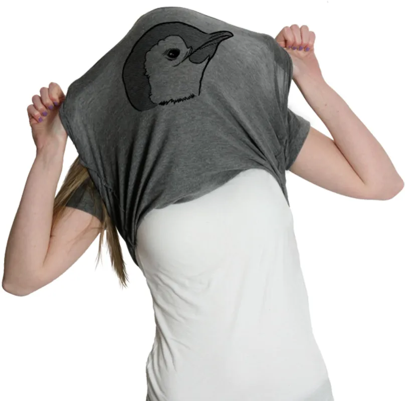 Ask Me About My Penguin Flip Women's T Shirt sold by Crazy Dog T-Shirts