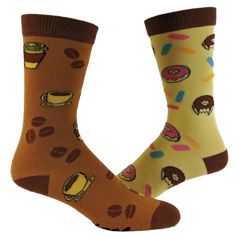 Womens Coffee And Donuts Socks sold by Crazy Dog T-Shirts