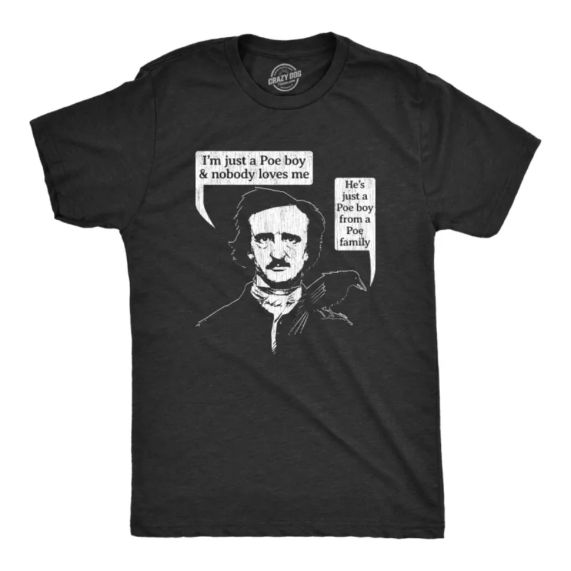 Poe Boy Men's T Shirt sold by Crazy Dog T-Shirts