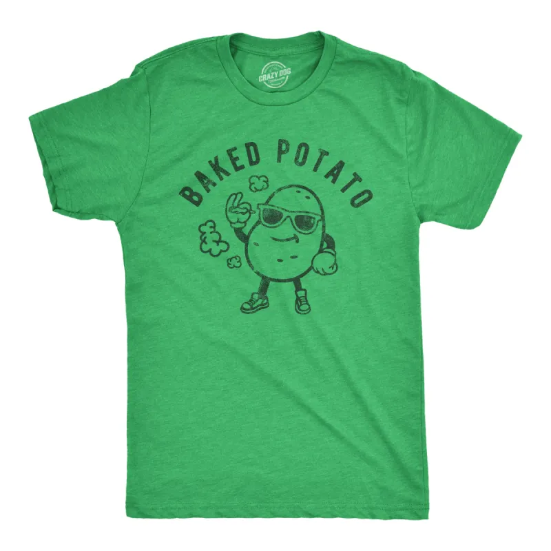 Baked Potato Men's T Shirt sold by Crazy Dog T-Shirts