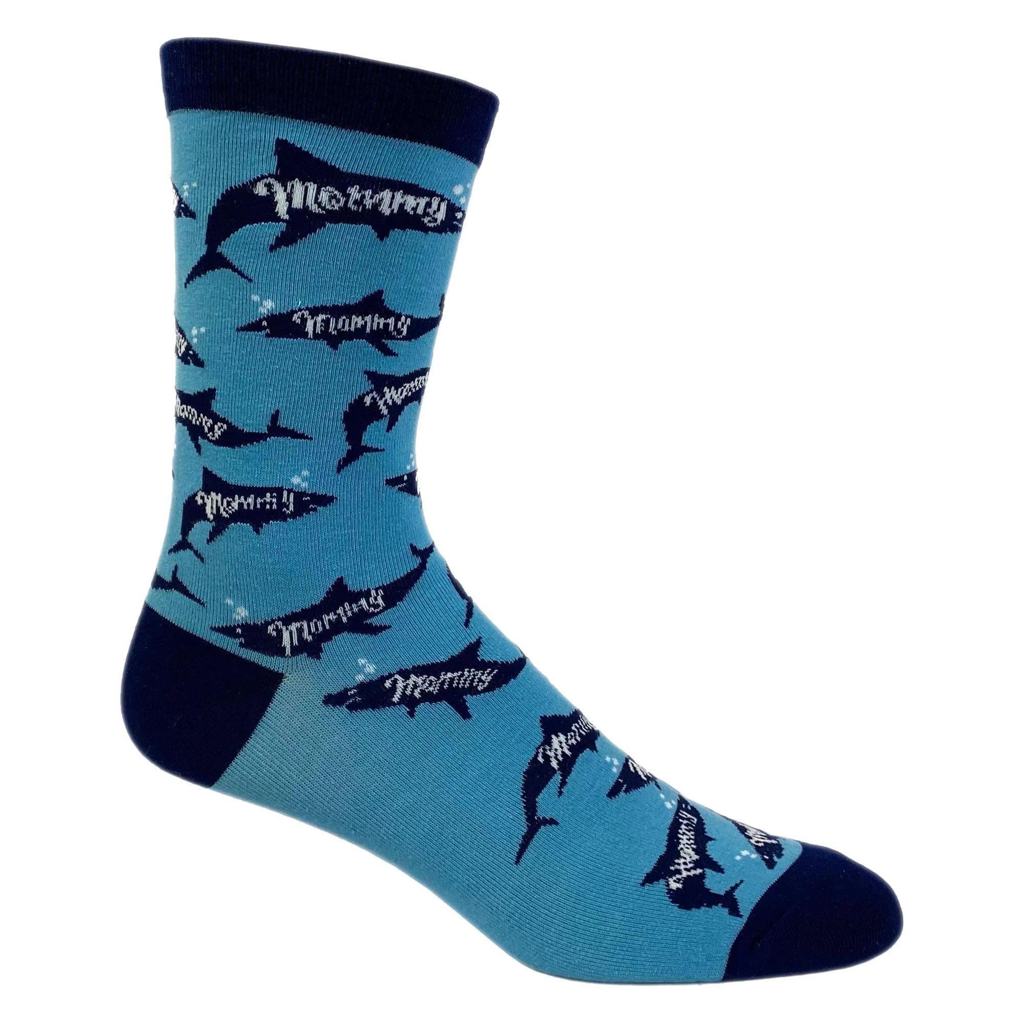 Womens Mommy Shark Socks sold by Crazy Dog T-Shirts product image thumbnail 3