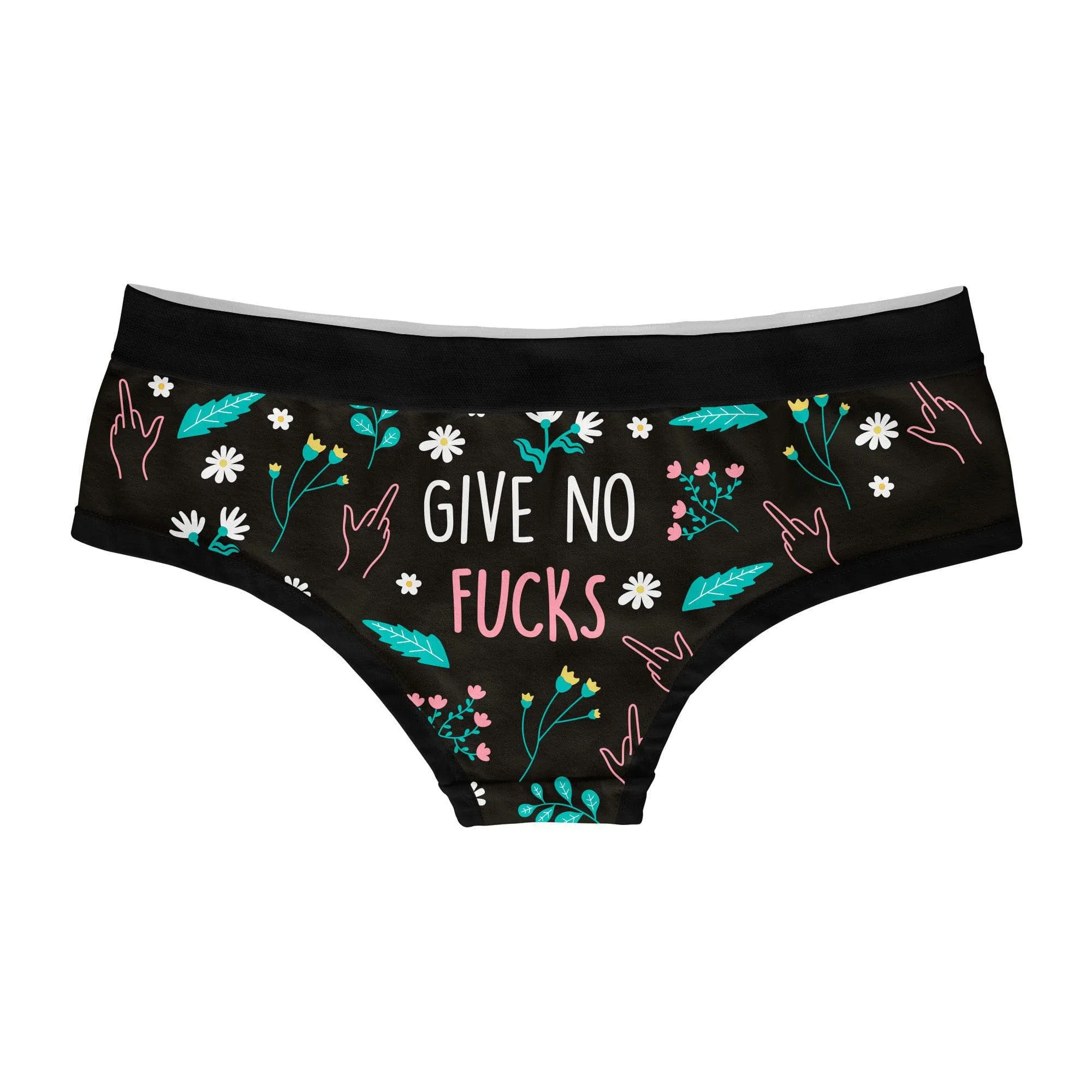 Take No Shit Give No Fucks Hipster Underwear sold by Crazy Dog T-Shirts product image thumbnail 2