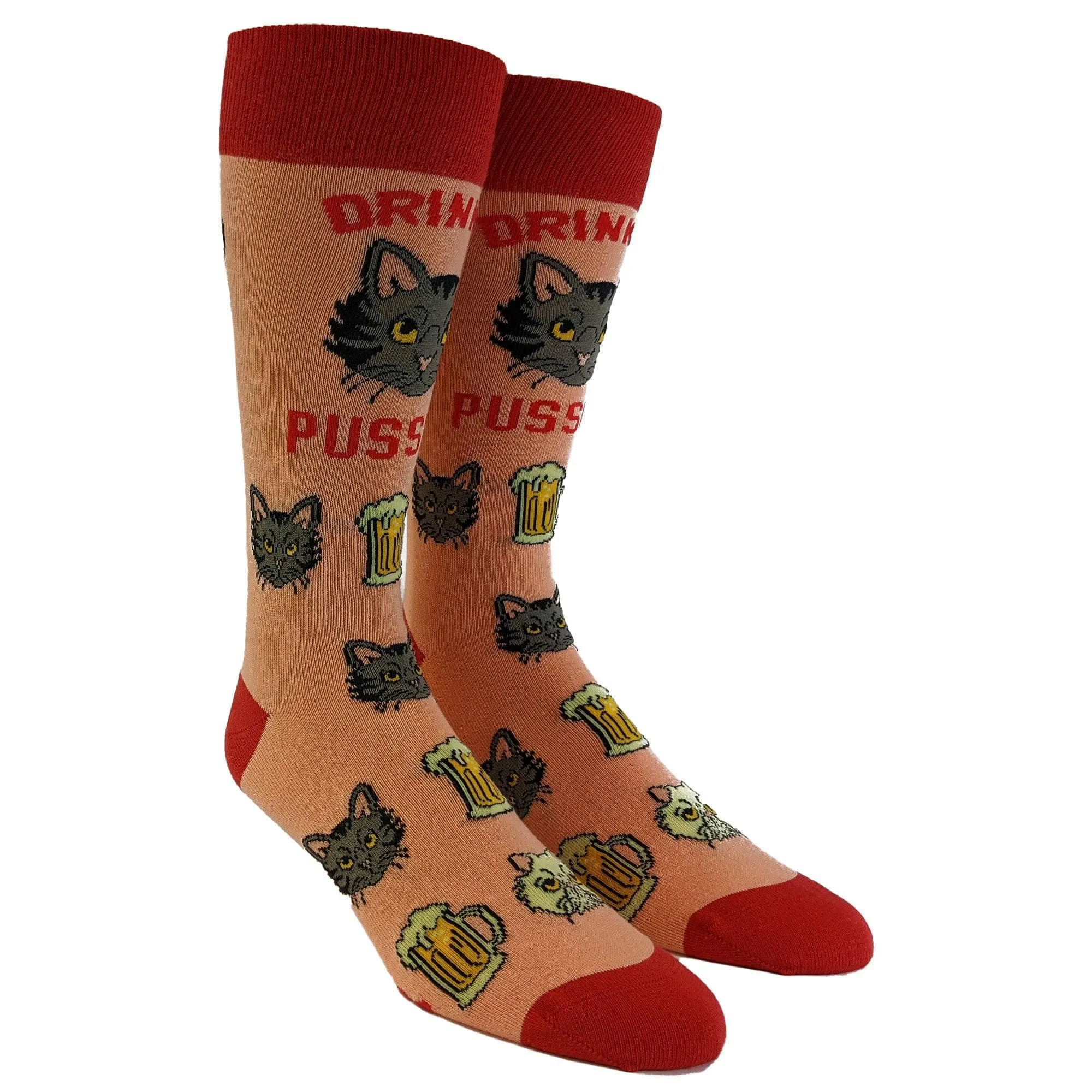 Mens Drink Up Pussies Socks sold by Crazy Dog T-Shirts product image thumbnail 3