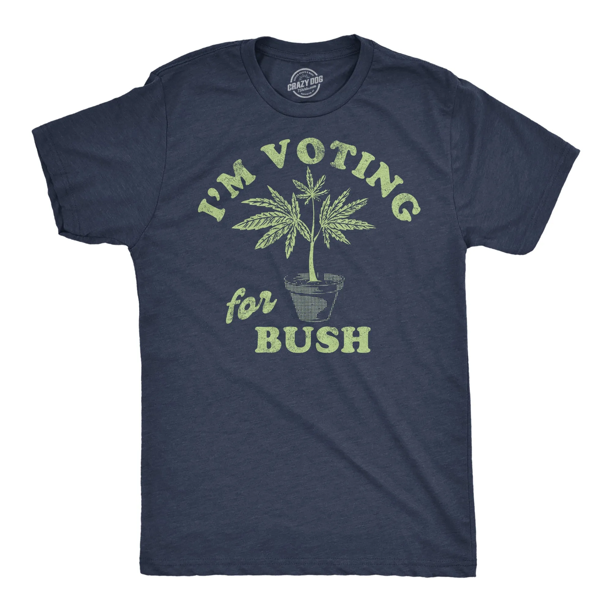 Im Voting For Bush Men's T Shirt sold by Crazy Dog T-Shirts