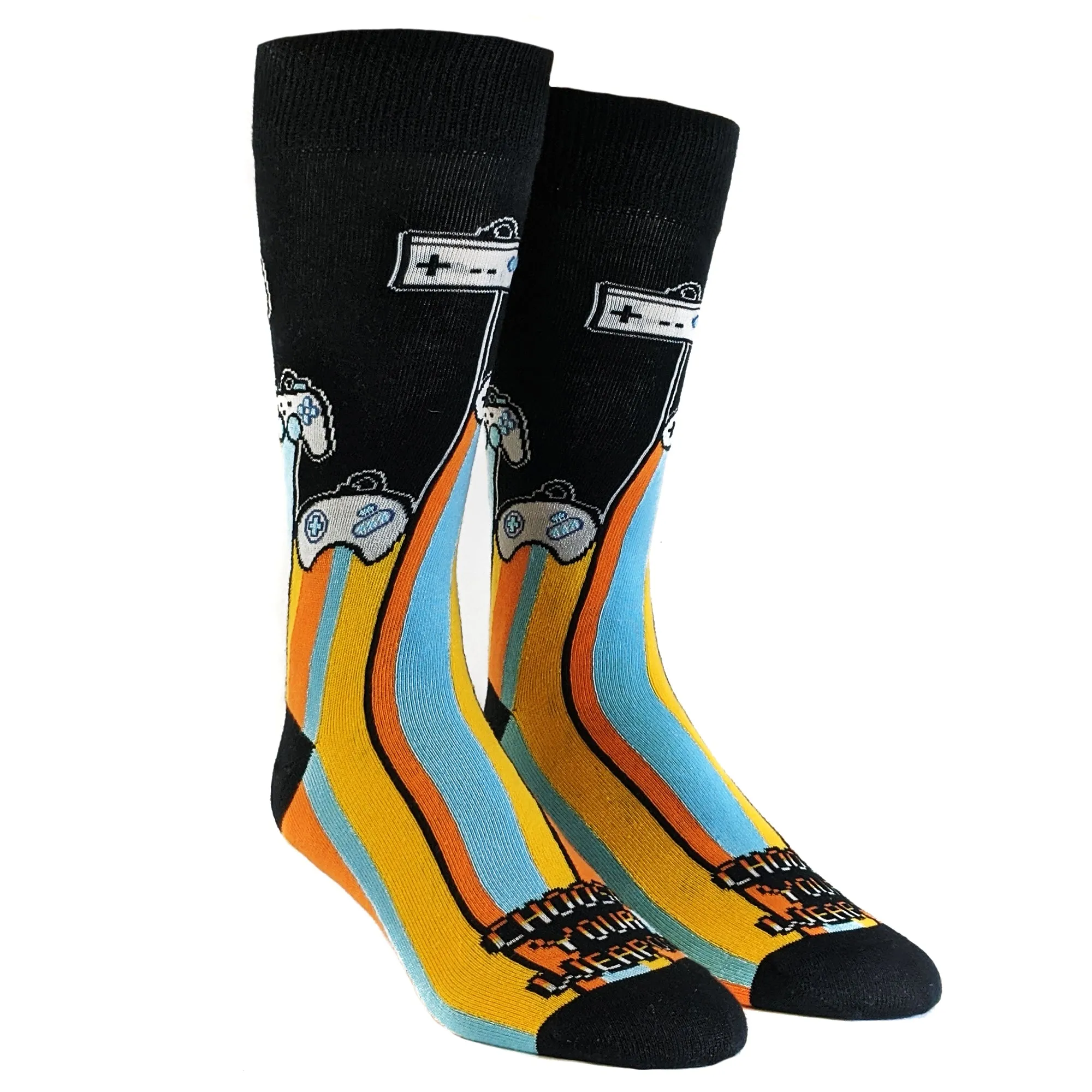 Mens Game Controllers Socks sold by Crazy Dog T-Shirts product image thumbnail 2