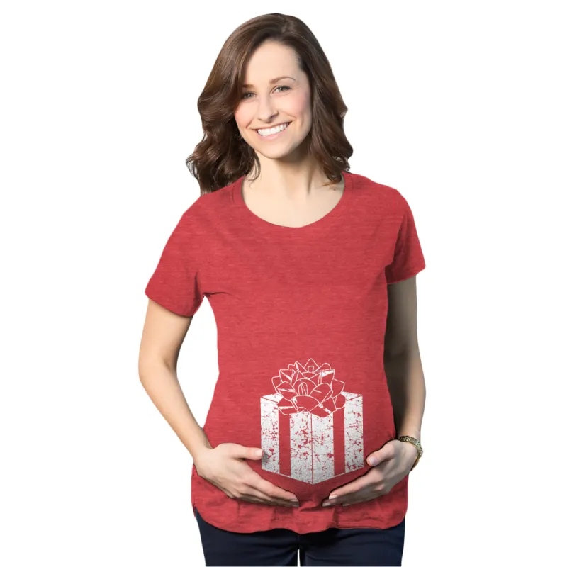 Belly Present Maternity T Shirt sold by Crazy Dog T-Shirts