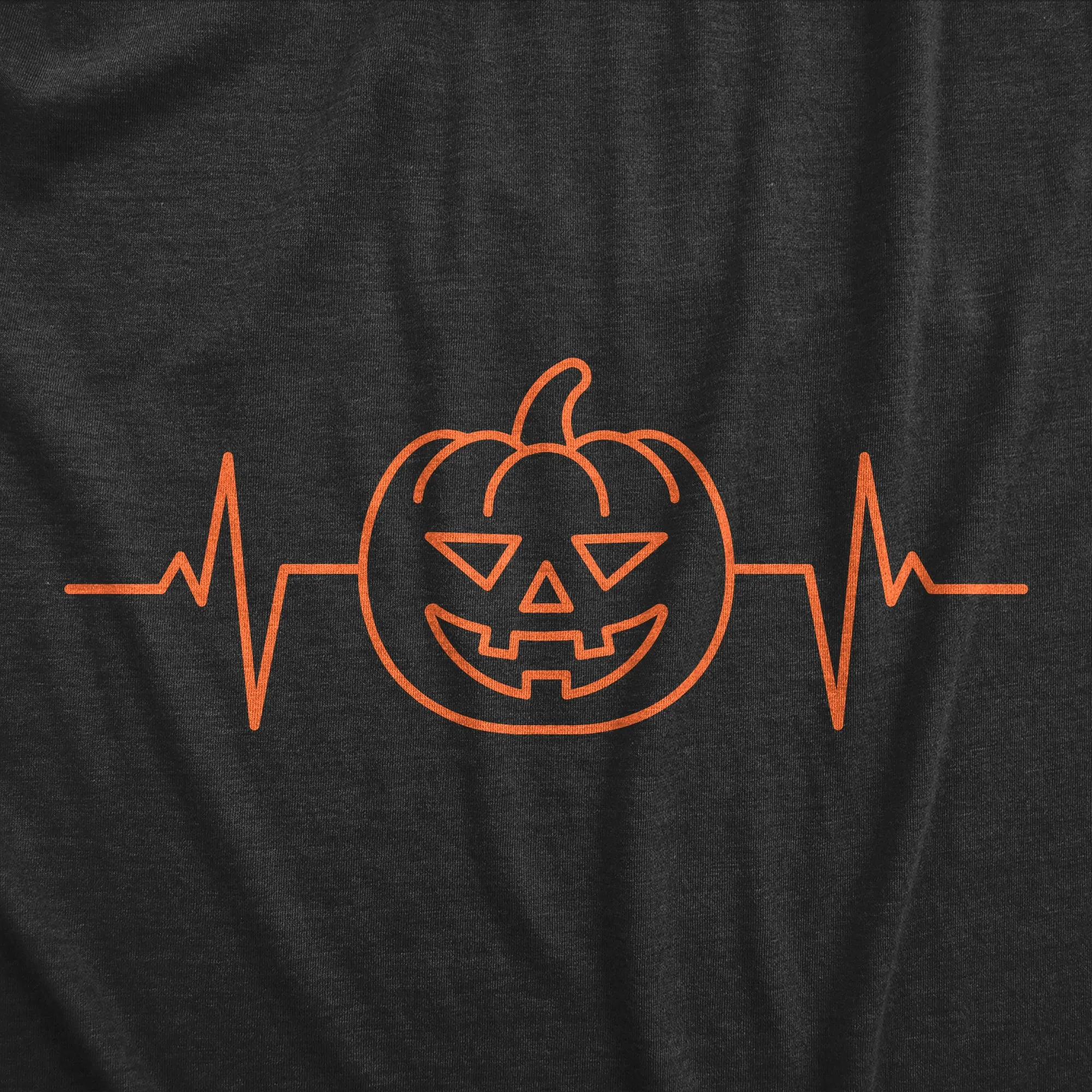 Pumpkin Heart Beat Women's T Shirt sold by Crazy Dog T-Shirts product image thumbnail 2
