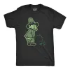 Leprechaun Peeing Glitter Men's T Shirt sold by Crazy Dog T-Shirts